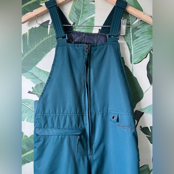 Arctix Kids' Insulated Snow Bib Overalls in Atlantic Size M - Picture 5 of 12